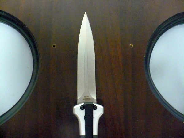 Fort Knife Works - cross - Usa 21,50 cm, pugnale, con impugnatura in fibra di carbonio , lama dagger