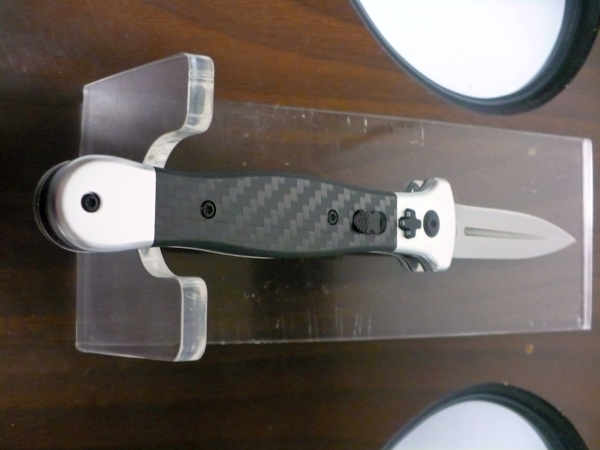 Fort Knife Works - cross - Usa 21,50 cm, pugnale, con impugnatura in fibra di carbonio , lama dagger