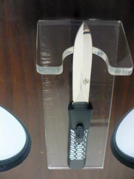 Italian stiletto frontale  coltelleria Maniago - 20 cm - ergonomica ,teschi, lama dagger - 4