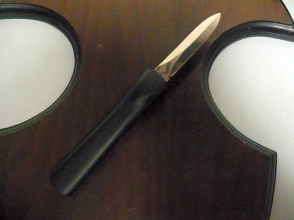 Italian stiletto frontale  coltelleria Maniago - 20 cm - ergonomica ,teschi, lama dagger - 4
