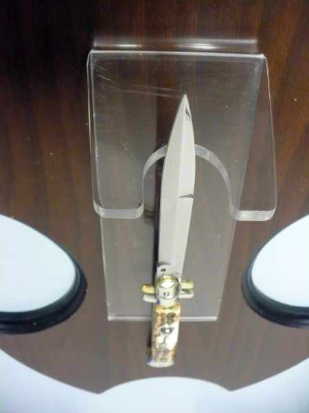 Picklock - Frank Beltrame - Italian stiletto -pugnale 28cm, lama baionetta- corno di cervo FB  P28/63 -4