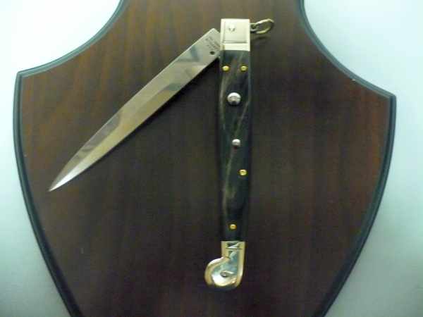 Siciliano A.G.A. Campolin sicilian fighting - italian stiletto 30 cm - brazilian buffalo horn - 4