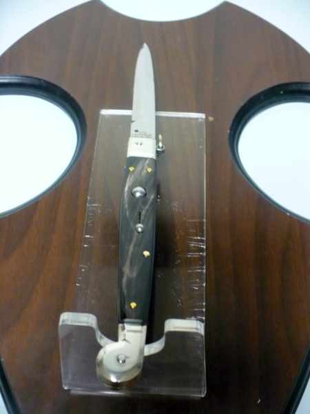 Siciliano A.G.A. Campolin sicilian fighting - italian stiletto 30 cm - brazilian buffalo horn - 4