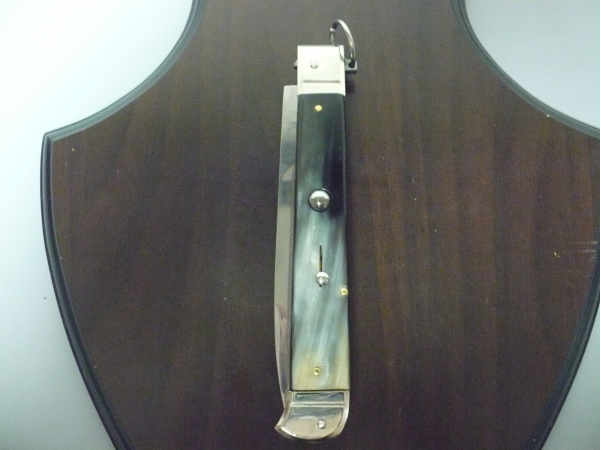 Famiglia Spadon - stiletto  falcon /28 - bufalo brasiliano - lama a swedge vecchio stile - 4