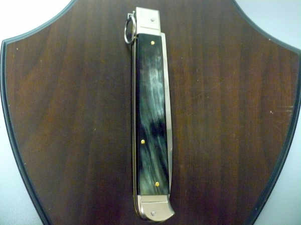 Famiglia Spadon - stiletto  falcon /28 - bufalo brasiliano - lama a swedge vecchio stile - 4