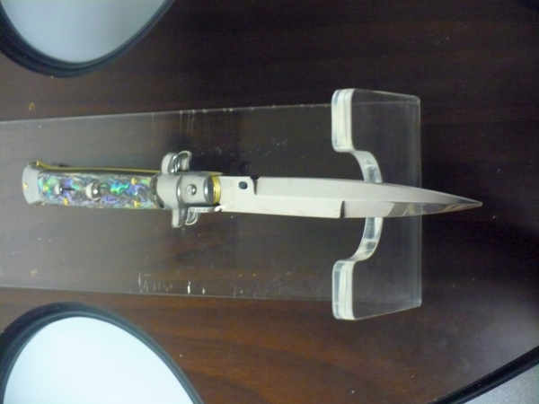 Frank Beltrame - italian stiletto -20 cm, abalone - lama baionetta - modello FB 20 /96B