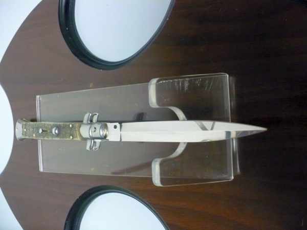 Frank Beltrame , italian stiletto - 28 cm , corno di ariete - lama dagger , modello FB 28/89D - 5