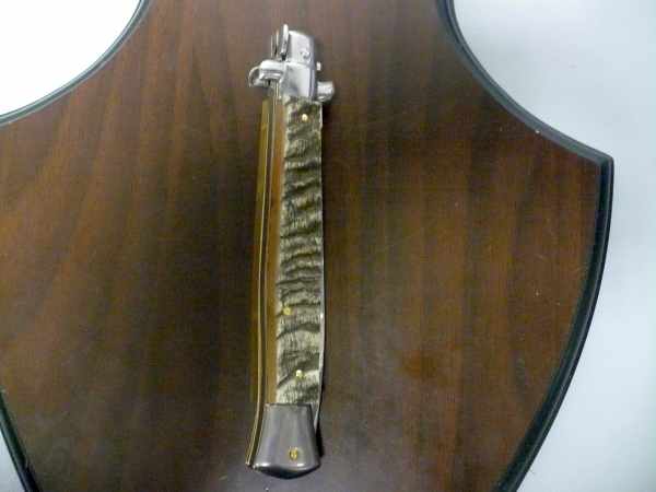 Frank Beltrame , italian stiletto - 28 cm , corno di ariete - lama dagger , modello FB 28/89D - 5