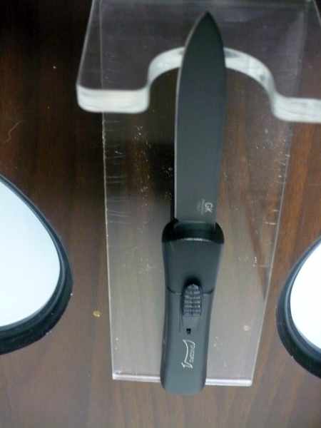 Italian stiletto frontale,  coltellerie Maniago - 20 cm - concord , lama classica teflonata - 5