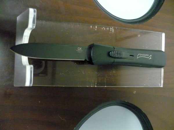 Italian stiletto frontale,  coltellerie Maniago - 20 cm - concord , lama classica teflonata - 5