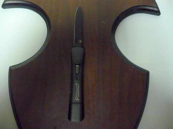 Italian stiletto frontale,  coltellerie Maniago - 20 cm - concord , lama classica teflonata - 5