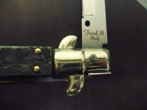 Picklock - Frank Beltrame - Italian stiletto -pugnale 28 cm, lama baionetta, corno di ariete FB  P28/63 - 5