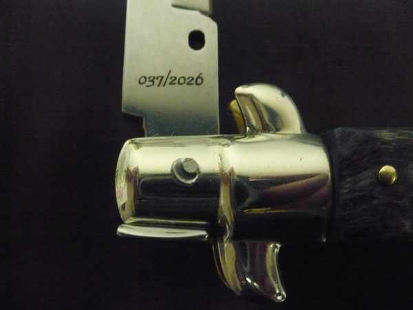 Picklock - Frank Beltrame - Italian stiletto -pugnale 28 cm, lama baionetta, corno di ariete FB  P28/63 - 5