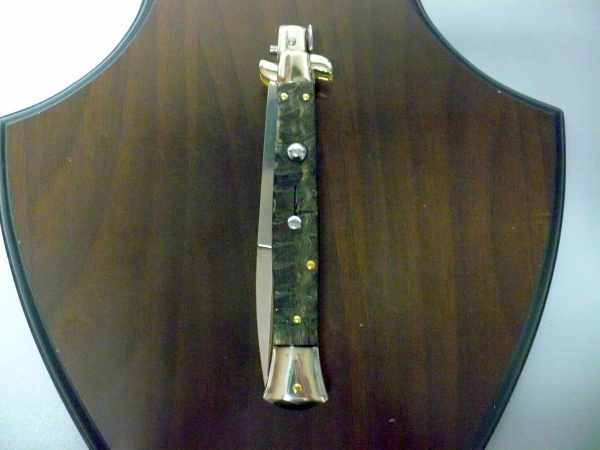 Picklock - Frank Beltrame - Italian stiletto -pugnale 28 cm, lama baionetta, corno di ariete FB  P28/63 - 5