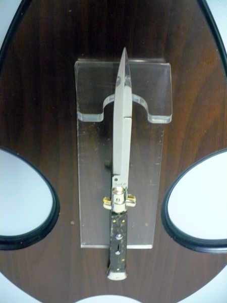 Picklock - Frank Beltrame - Italian stiletto -pugnale 28 cm, lama baionetta, corno di ariete FB  P28/63 - 5