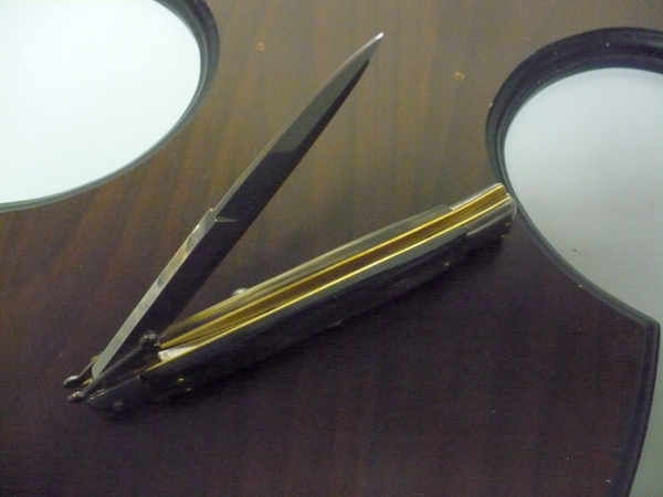 Swinguard Frank Beltrame - italian stiletto 28 cm - corno di bufalo brasiliano-FB 550/09 B-6