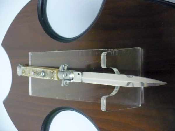 Frank Beltrame , italian stiletto - 28 cm , corno di ariete - lama dagger , modello FB 28/89D - 6