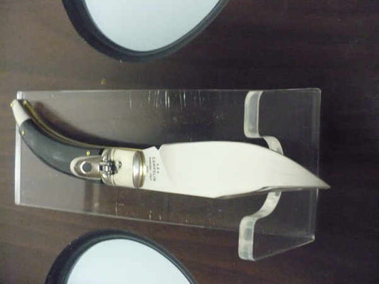 Campolin, coltello a scatto, diana leverlock -21,50 cm- corno di  bufalo brasiliano, switchblade - brazilian buffalo -6