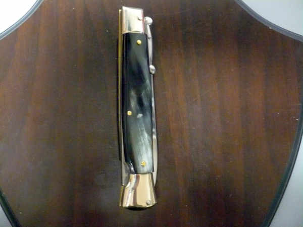 Swinguard  A.G.A. Campolin - italian stiletto 23 cm - corno di bufalo brasiliano - lama dagger - 6