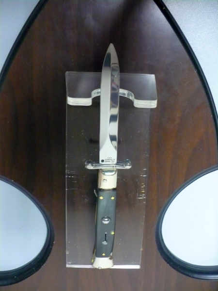 Swinguard  A.G.A. Campolin - italian stiletto 23 cm - corno di bufalo brasiliano - lama dagger - 6