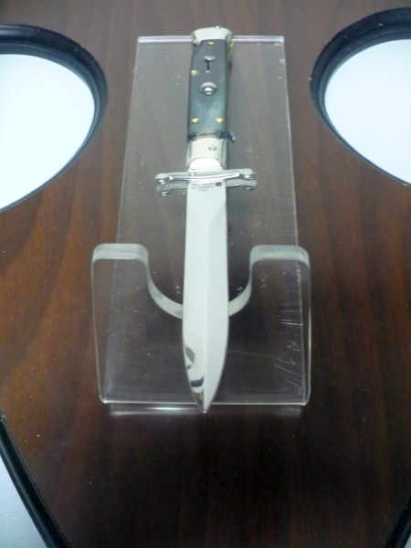 Swinguard  A.G.A. Campolin - italian stiletto 23 cm - corno di bufalo brasiliano - lama dagger - 6