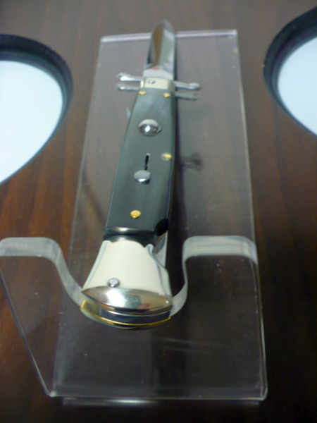 Swinguard  A.G.A. Campolin - italian stiletto 23 cm - corno di bufalo brasiliano - lama dagger - 6
