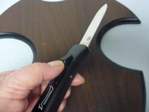 Italian stiletto frontale,  coltellerie Maniago - 20 cm - concord , lama classica - 6