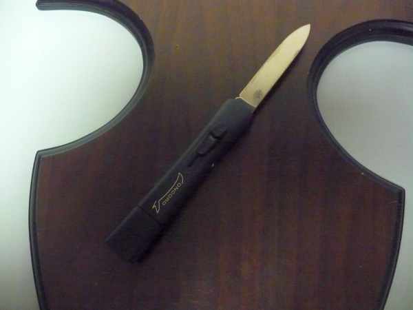 Italian stiletto frontale,  coltellerie Maniago - 20 cm - concord , lama classica - 6