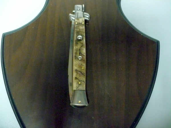 Frank Beltrame , italian stiletto - 28 cm , corno di ariete - lama swedge, modello FB 28/89SW - 6