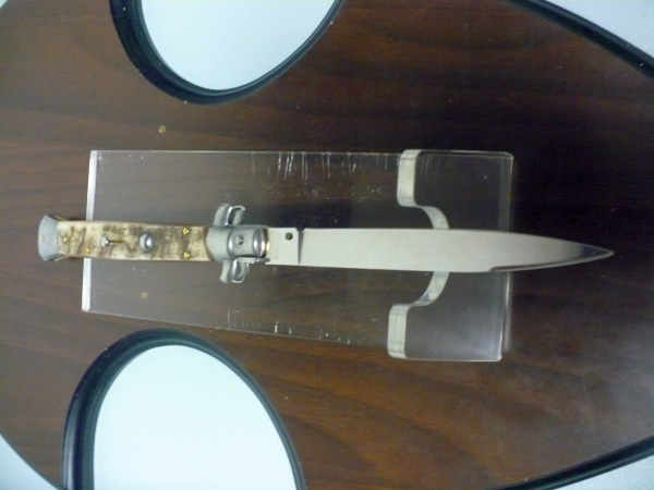 Frank Beltrame , italian stiletto - 28 cm , corno di ariete - lama swedge, modello FB 28/89SW - 6