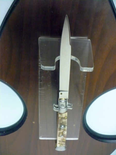 Frank Beltrame , italian stiletto - 28 cm , corno di ariete - lama swedge, modello FB 28/89SW - 6
