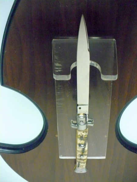 Frank Beltrame , italian stiletto - 28 cm , corno di ariete - lama swedge , modello FB 28/89SW - 7