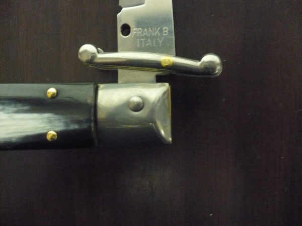 Swinguard Frank Beltrame - italian stiletto 28 cm - corno di bufalo brasiliano-FB 550/09 B-8