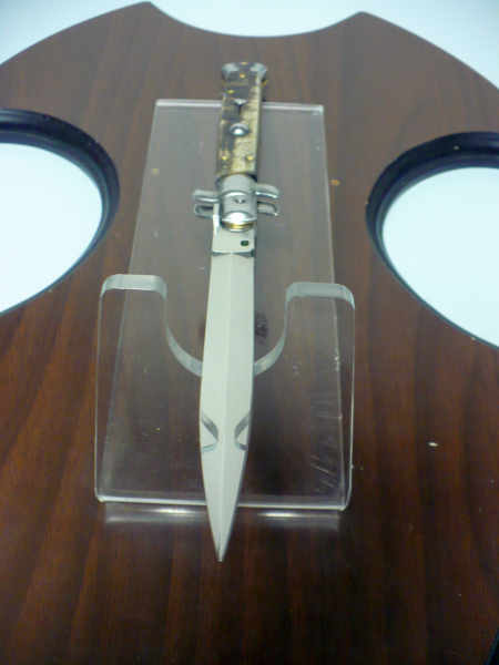 Frank Beltrame , italian stiletto - 28 cm , corno di ariete - lama dagger , modello FB 28/89D - 8