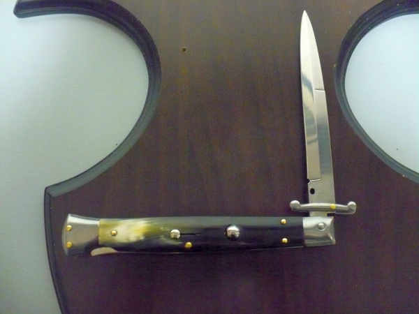 Swinguard Frank Beltrame - italian stiletto 28 cm - corno di bufalo brasiliano-FB 550/09 B-9