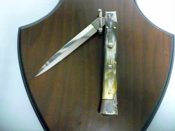 Swinguard Frank Beltrame - italian stiletto 28 cm - corno di bufalo brasiliano-FB 550/09 D-9