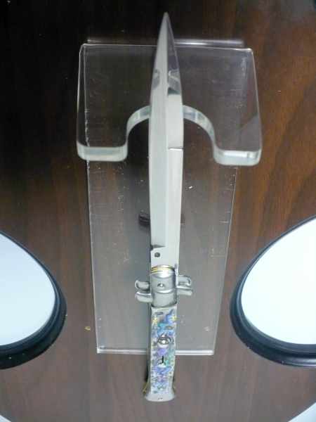 Frank Beltrame - italian stiletto -28 cm, abalone - lama baionetta - modello FB 28 /96B
