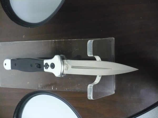 Fort Knife Works - cross G 10 - Usa 21,50 cm, pugnale, con impugnatura in G 10 nero , lama dagger