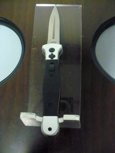 Fort Knife Works - cross G 10 - Usa 21,50 cm, pugnale, con impugnatura in G 10 nero , lama dagger