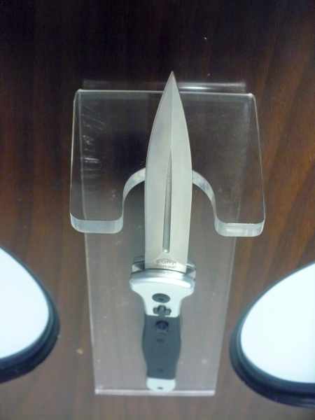 Fort Knife Works - cross G 10 - Usa 21,50 cm, pugnale, con impugnatura in G 10 nero , lama dagger