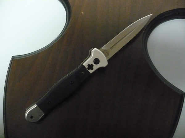 Fort Knife Works - cross G 10 - Usa 21,50 cm, pugnale, con impugnatura in G 10 nero , lama dagger