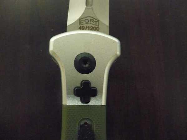 Fort Knife Works - cross G 10 - Usa 21,50 cm, pugnale, con impugnatura in G 10 verde , lama dagger
