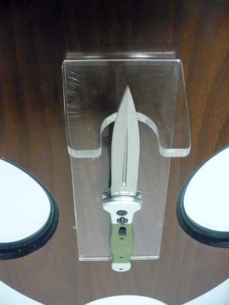 Fort Knife Works - cross G 10 - Usa 21,50 cm, pugnale, con impugnatura in G 10 verde , lama dagger