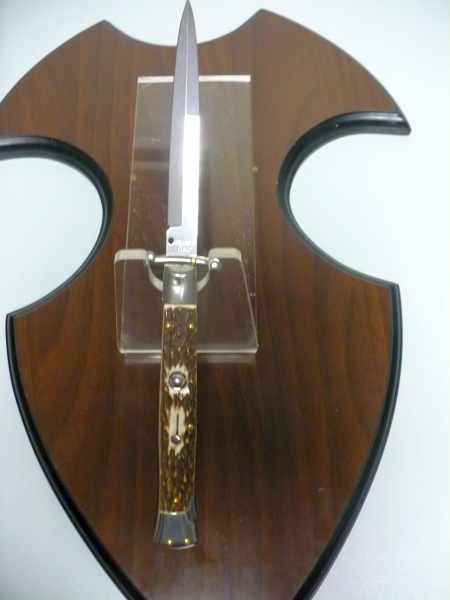 Swinguard Frank Beltrame - italian stiletto 28 cm - corno di cervo / deer horn -  FB 550/63B - 2