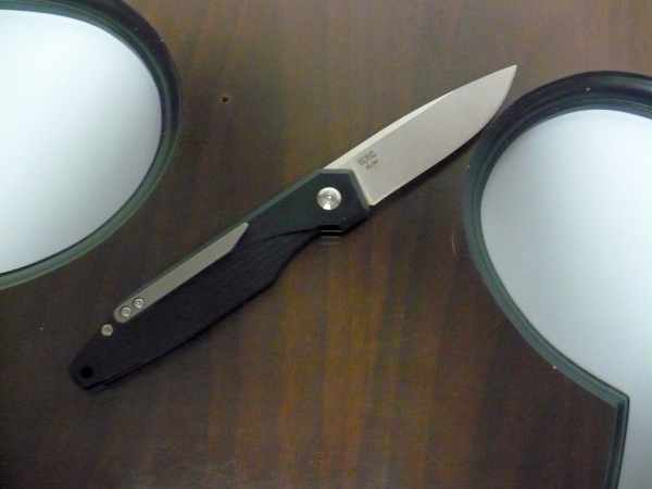 Dandy- italian stiletto, coltello a scatto, 19,50 cm- AKC X-treme ,lama taglio classico clip point, alluminio aeronautico anodizzato nero