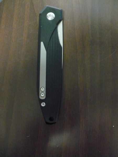 Dandy- italian stiletto, coltello a scatto, 19,50 cm- AKC X-treme ,lama taglio classico clip point, alluminio aeronautico anodizzato nero