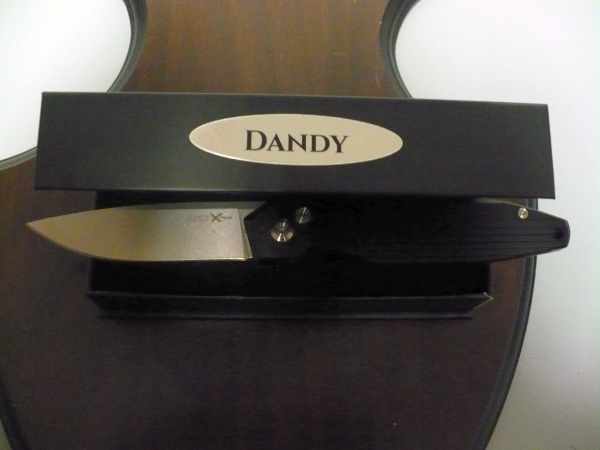 Dandy- italian stiletto, coltello a scatto, 19,50 cm- AKC X-treme ,lama taglio classico clip point, alluminio aeronautico anodizzato nero