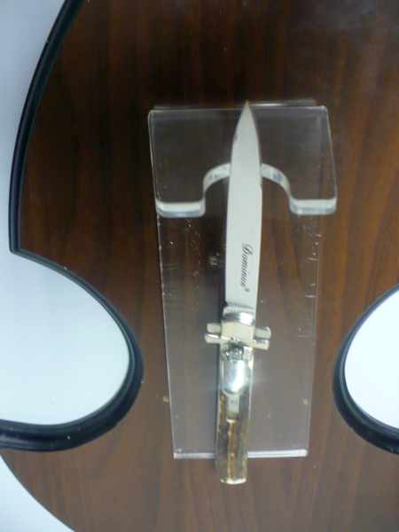 Dominus A.G.A. Campolin "The Lord"- italian stiletto 23 cm - corno di cervo / deer horn