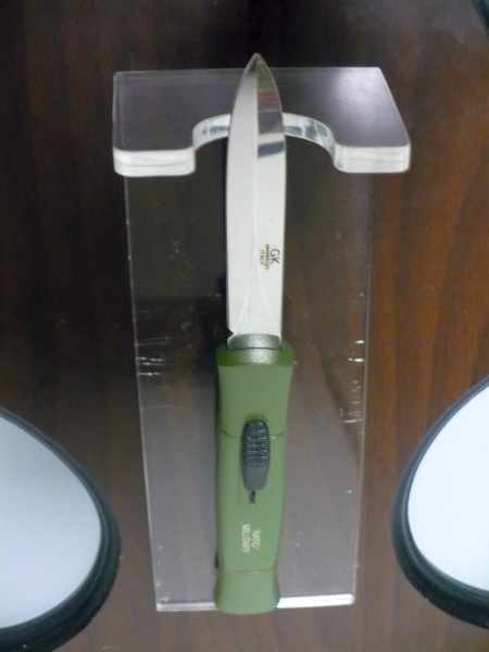 Italian stiletto frontale  coltellerie Maniago GK - 20,50 cm - modello nato military - lama dagger