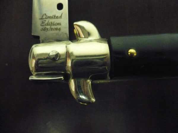 Pick lock - frank beltrame -Limited Edition 089/2024 -Italian stiletto -pugnale 28cm- corno di bufalo brasiliano - FB 28/09B - 2